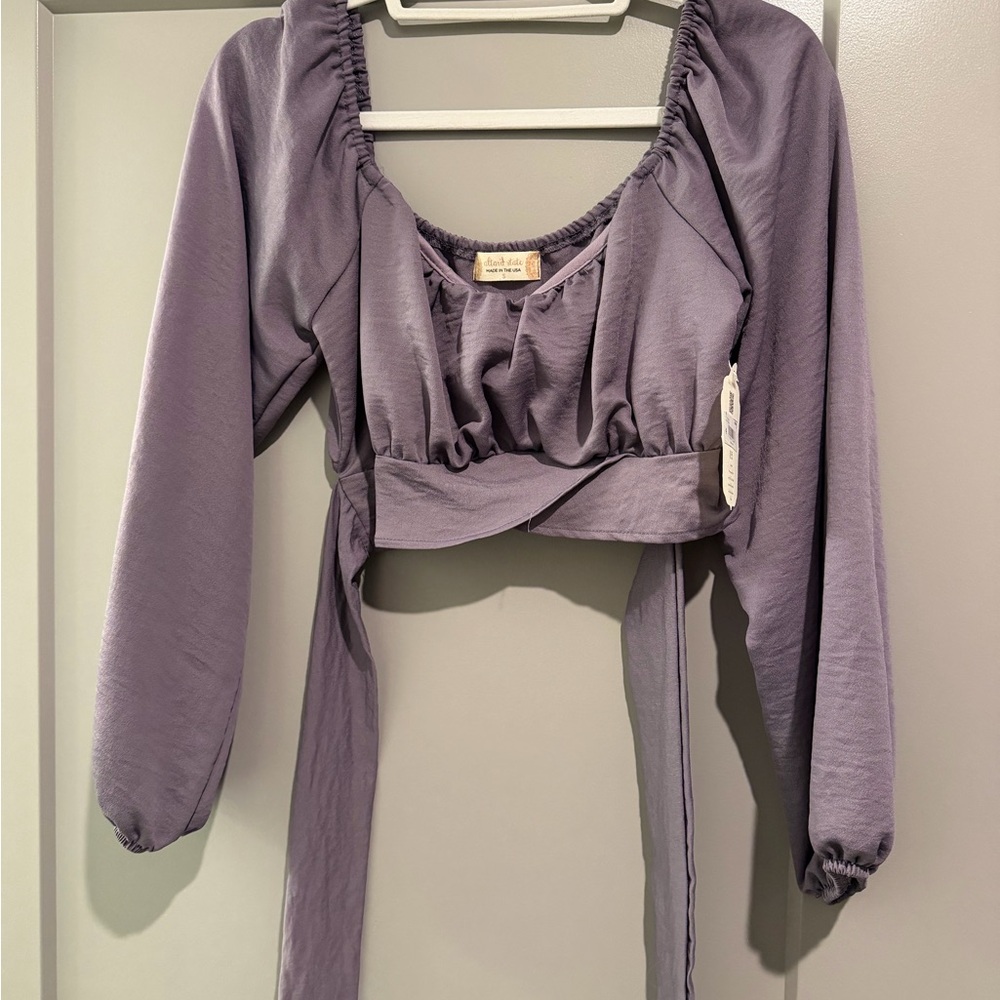 Lavender Long Sleeve Women's Top